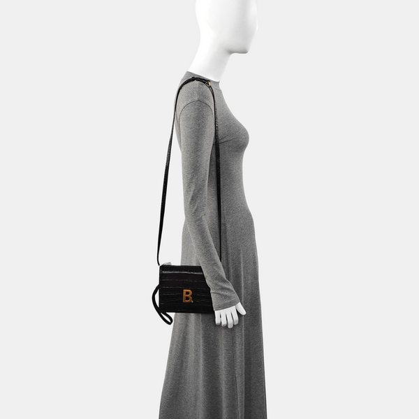 B. Small Calfskin Black