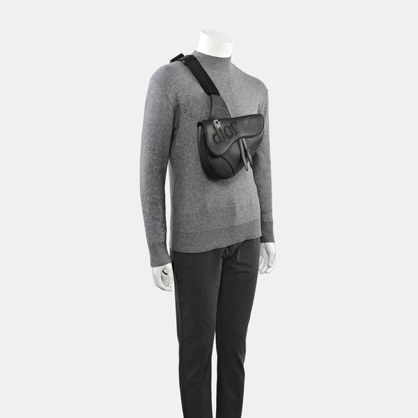 Dior By Erl Medium Calfskin Black