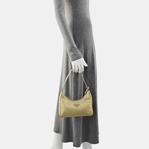 Re-Edition2005 Mini Nylon Beige