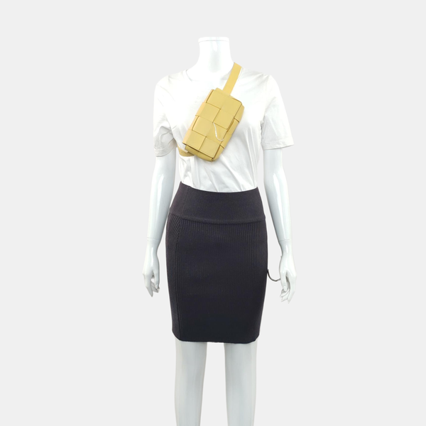 Cassette Small Lambskin Yellow