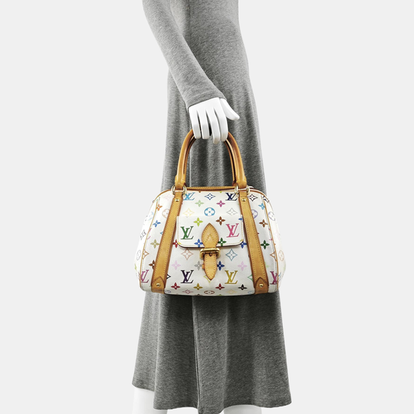 LV × TM PRISCILLA Monogram Coated Canvas White