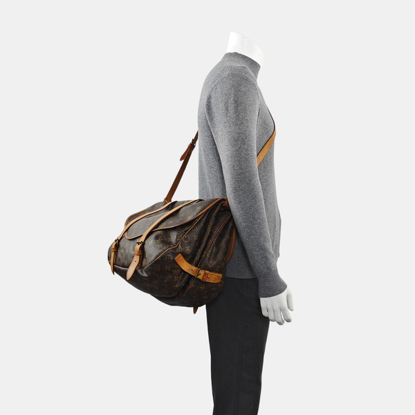 SAUMUR 43 Monogram Coated Canvas Brown