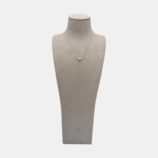 Tiffany Bow 925 Sterling Silver Necklace