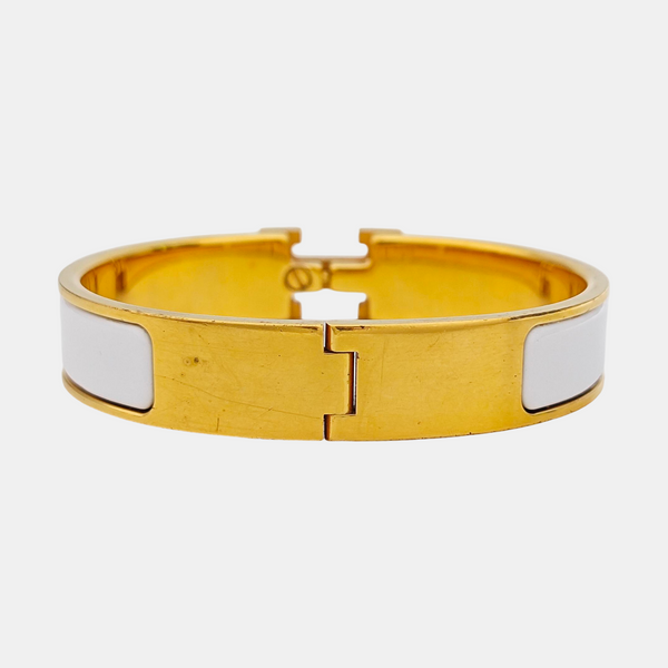 Clic H Metal Gold Bangle