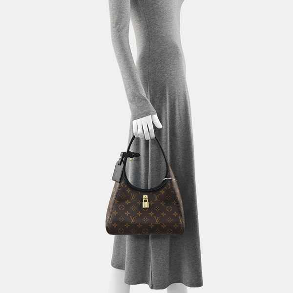 FLOWER PM Monogram Coated Canvas Brown