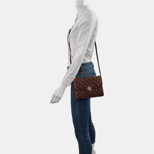 Quilted Calfskin Brown