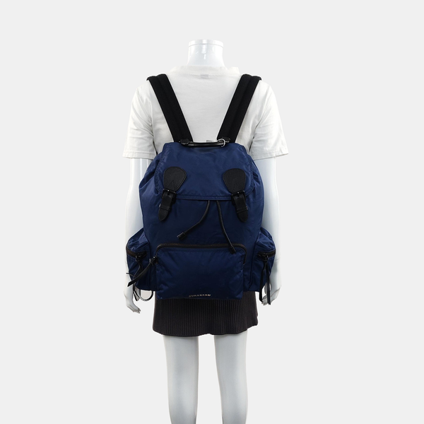 The Rucksack Large Nylon Blue