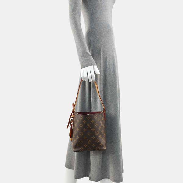 ALL IN BB Monogram Coated Canvas Brown