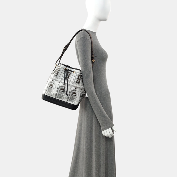 NÉONOÉ MM Calfskin White