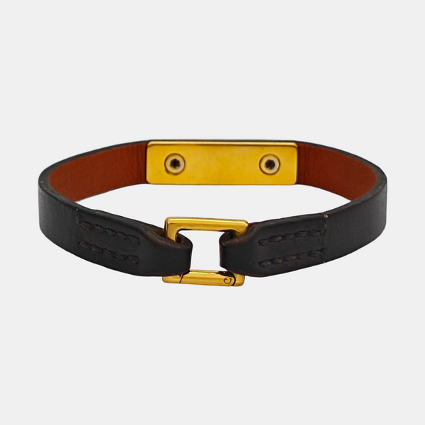 Micro Kelly Metal Black Bangle