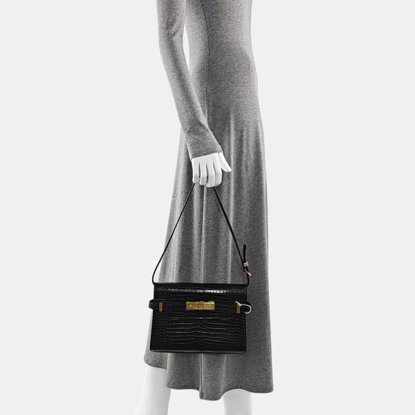 MANHATTAN Small Calfskin Black