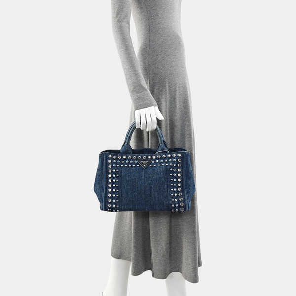 Denim Tote Bag Blue