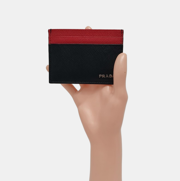 Calfskin Card Holder Black
