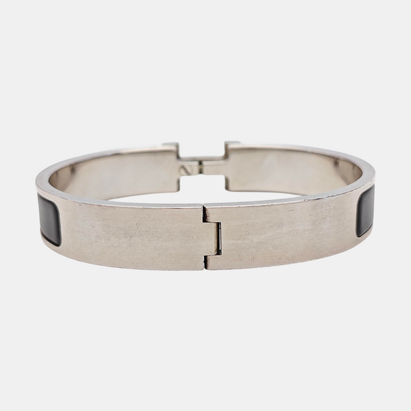 Clic Hh Metal Silver Bangle