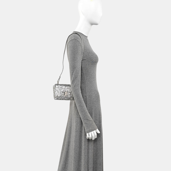 Special Material Shoulder Bag Silver