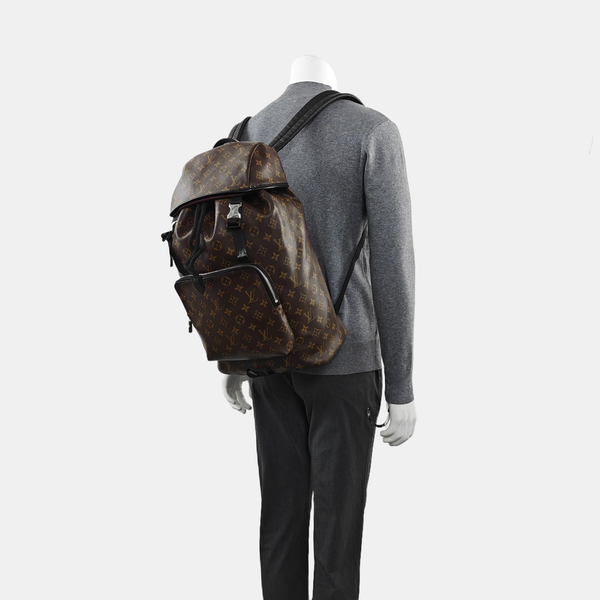 ZACK Monogram Coated Canvas Brown