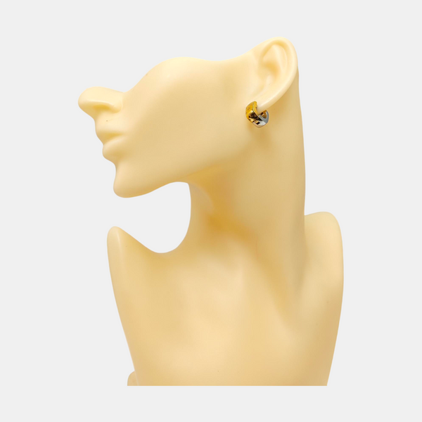 Metal Gold Stud Earrings