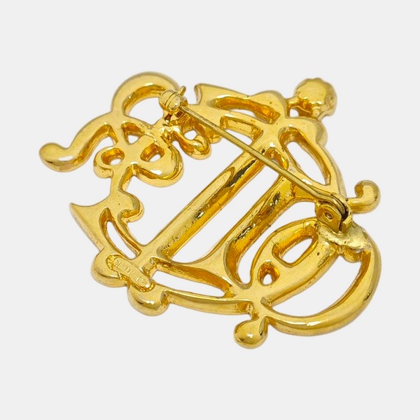 Insignia Metal Gold Brooch