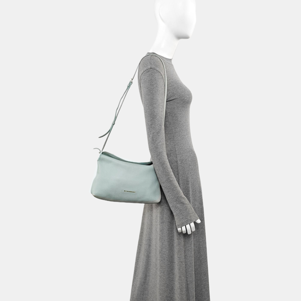 Calfskin Shoulder Bag Blue