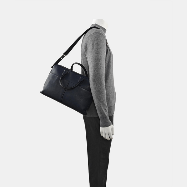 Calfskin Shoulder Bag Blue