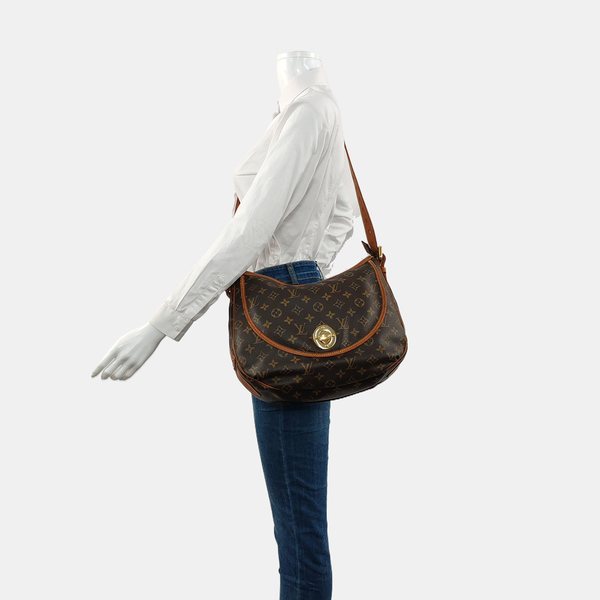 TULUM GM Monogram Coated Canvas Brown
