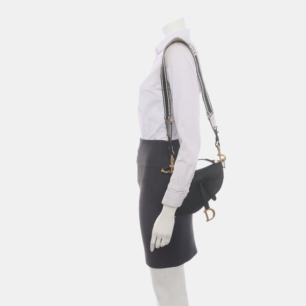 Saddle Mini Calfskin Black