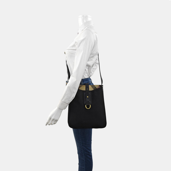 Canvas Shoulder Bag Black