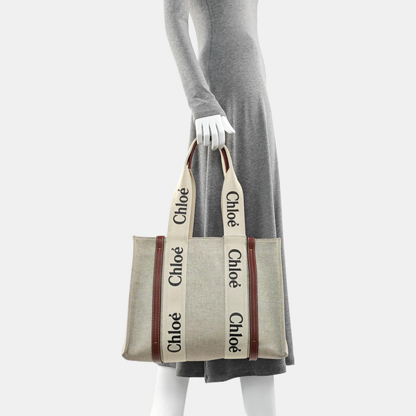 Woody Medium Canvas Beige