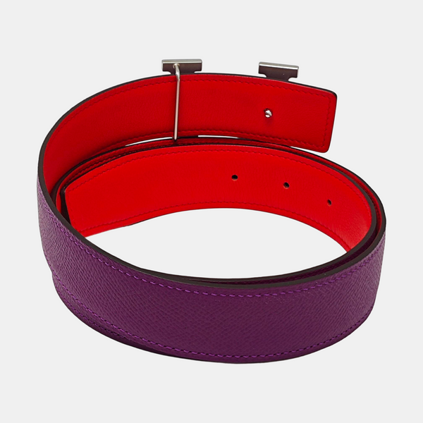 Leather Belt Purple
