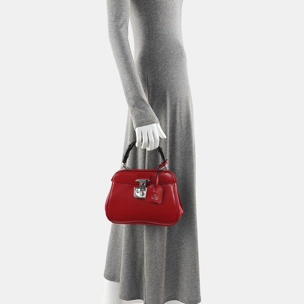 Lady Lock Calfskin Red