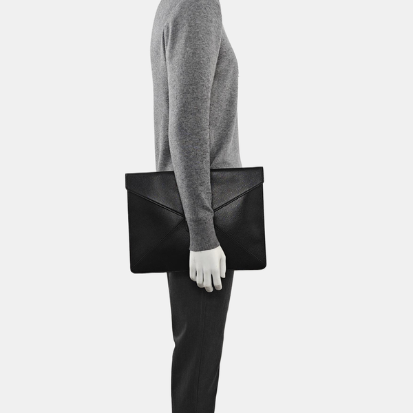 Leather Clutch Black