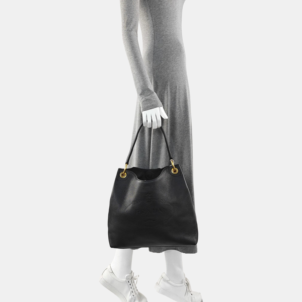 Calfskin Tote Bag Black