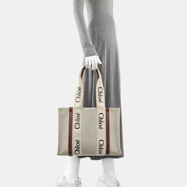 Woody Medium Canvas Beige