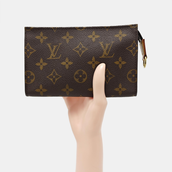 BUCKET Monogram Coated Canvas Brown