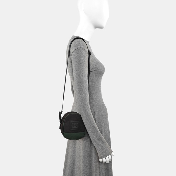 Canvas Shoulder Bag Black