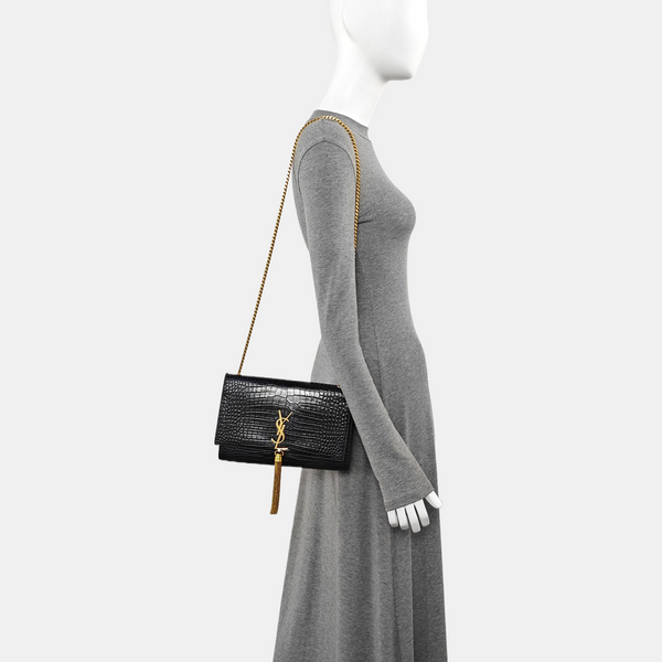 KATE Medium Calfskin Black