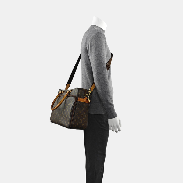 ICARE Monogram Coated Canvas Brown