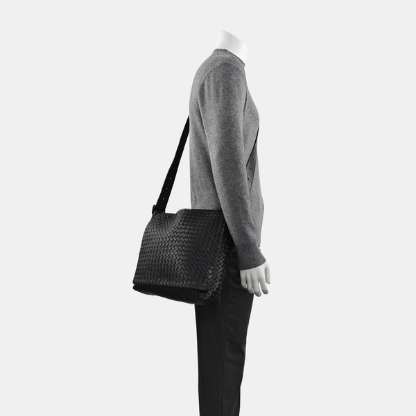 Lambskin Shoulder Bag Black