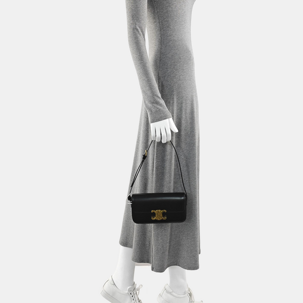 TRIOMPHE Small Calfskin Black
