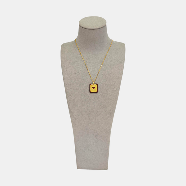 As De Coeur Metal Gold Necklace
