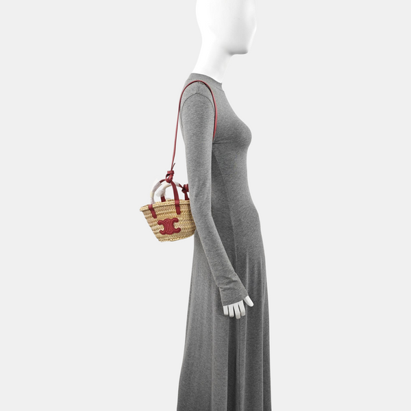 Straw Tote Bag Beige