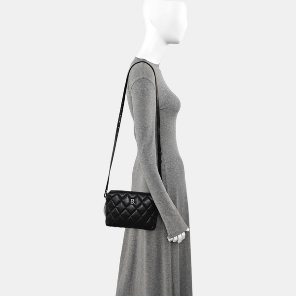 B. Quilted Calfskin Black