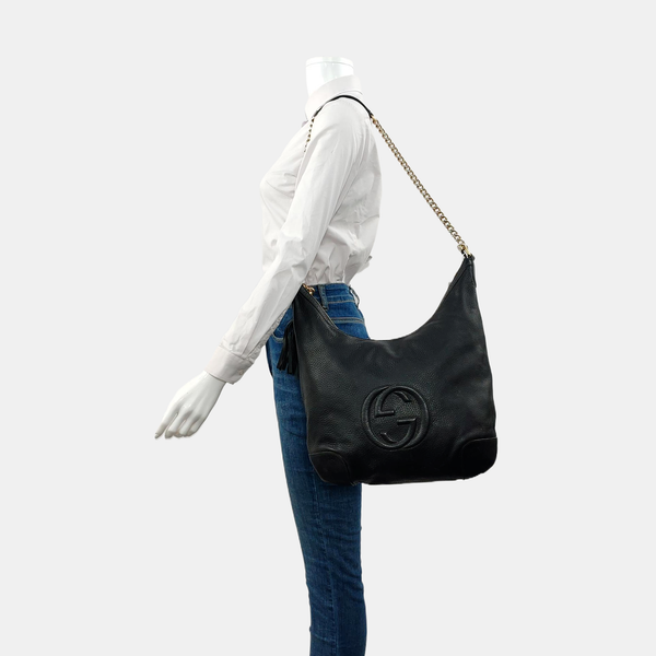 Soho Large Calfskin Black