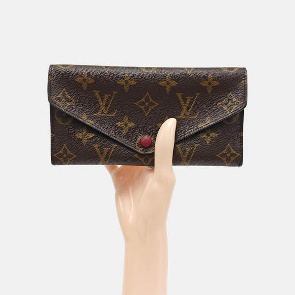 JOSÉPHINE Monogram Coated Canvas Brown Wallet