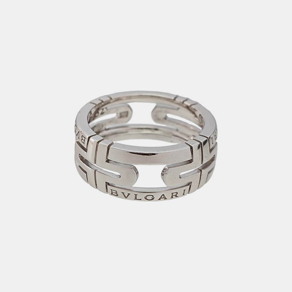 PARENTESI 18k White Gold Silver Ring EU 52