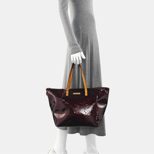 BELLEVUE GM Monogram Patent Leather Red