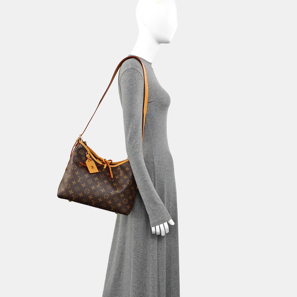 CARRYALL PM Monogram Coated Canvas Brown