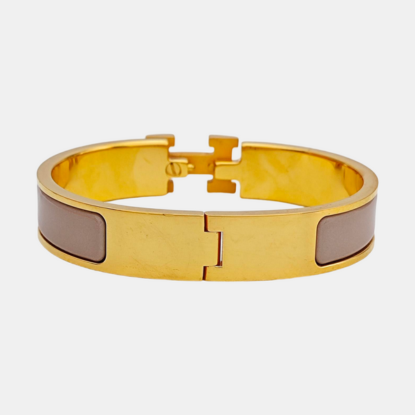 Clic H Metal Gold Bangle