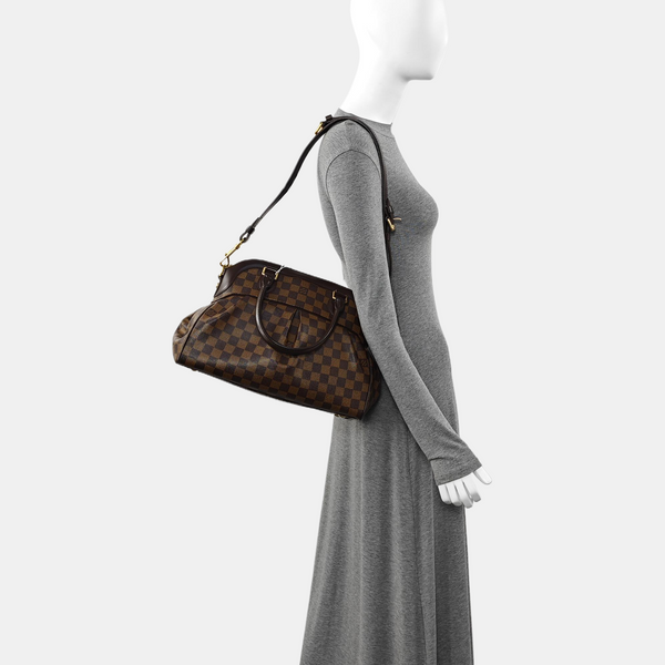 TREVI PM Damier Ebene Coated Canvas Brown