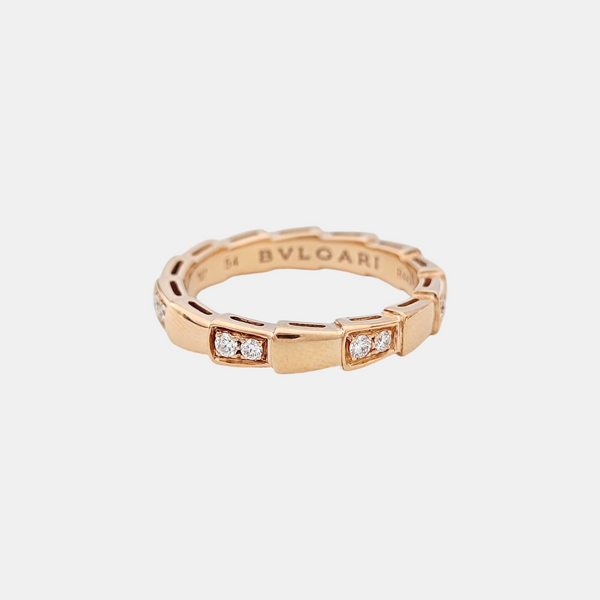 SERPENTI 18k Rose Gold Ring EU 54